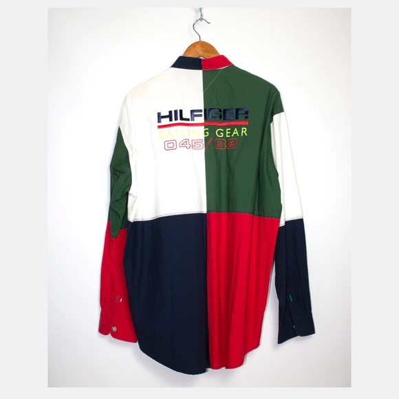 Tommy Hilfiger Other - Vintage Tommy Hilfiger Sailing Gear Button Down Shirt Sz XL